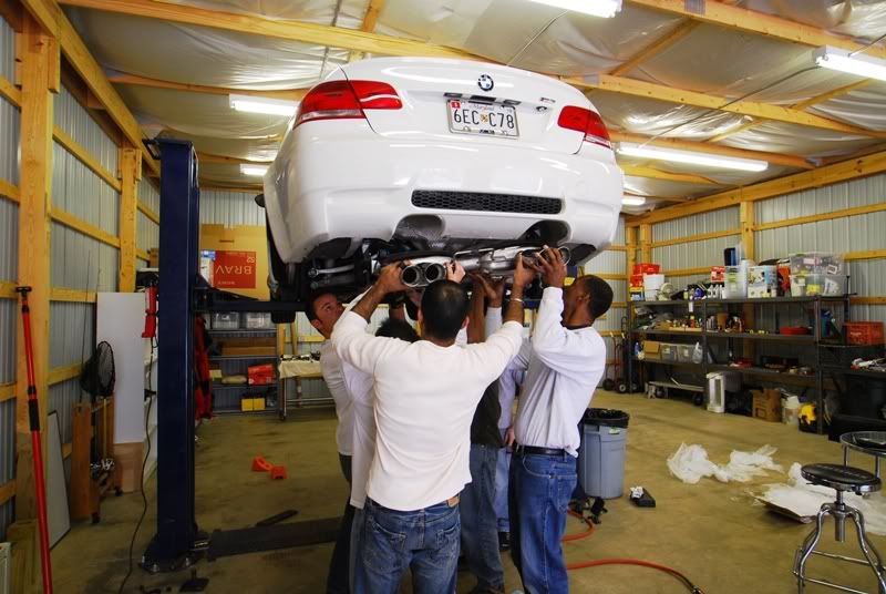 Local DIY/mod install day 2 at Clem's garage
